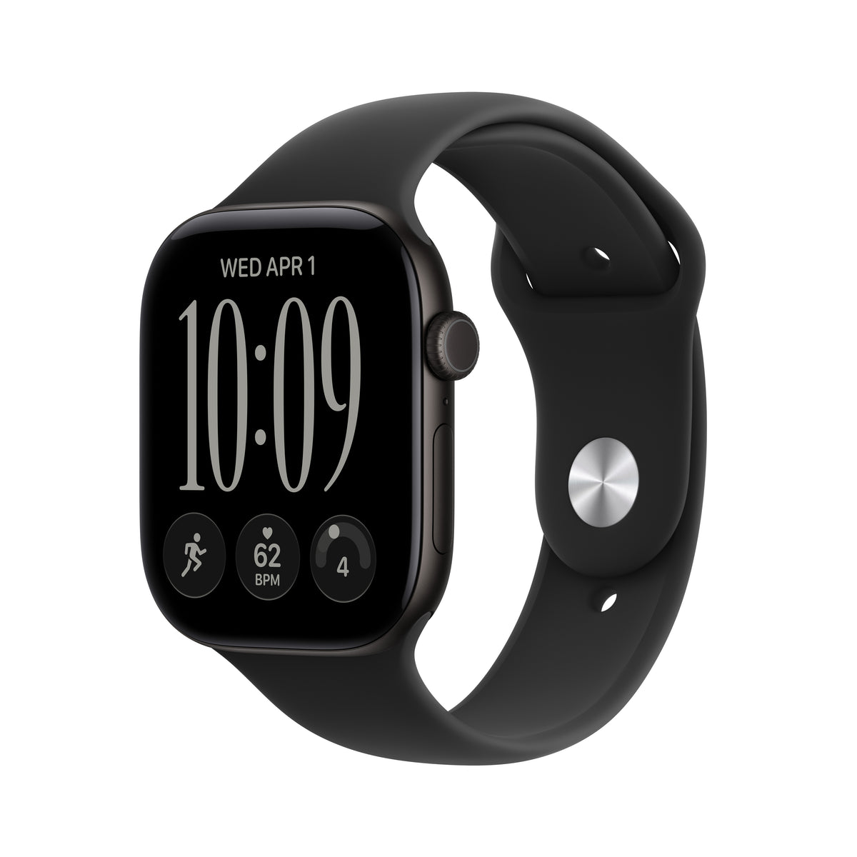 Apple Watch Series 12 GPS + Cellular 46mm Black Aluminium Case with Black Sport Band - S/M - iSTYLE.hr