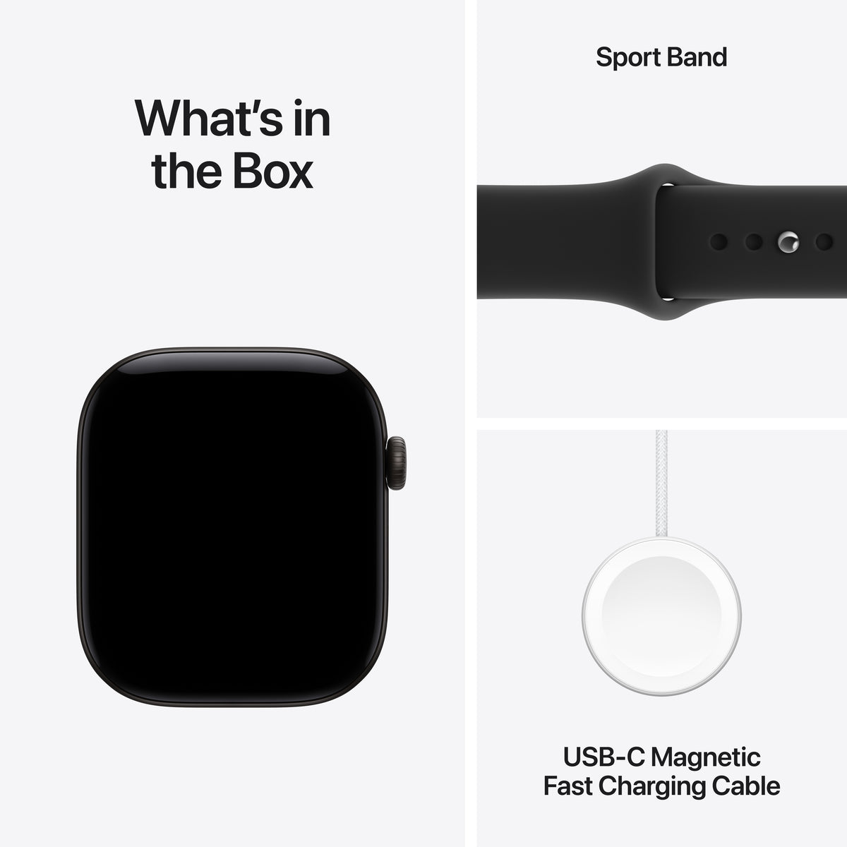 Apple Watch Series 12 GPS + Cellular 46mm Black Aluminium Case with Black Sport Band - S/M - iSTYLE.hr