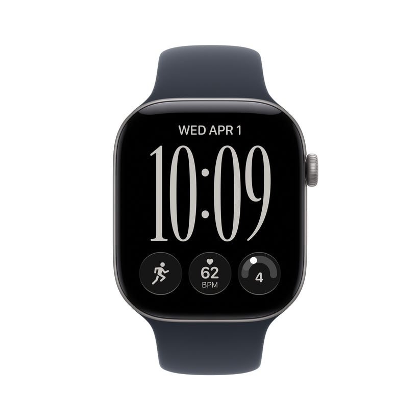 Apple Watch Series 12 GPS 46mm Space Grey Aluminium Case with Navy Blue Sport Band - M/L - iSTYLE.hr