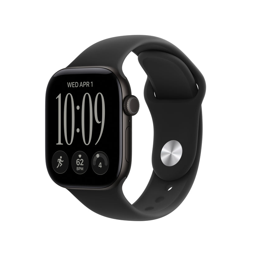 Apple Watch Series 12 GPS + Cellular 42mm Black Aluminium Case with Black Sport Band - M/L - iSTYLE.hr