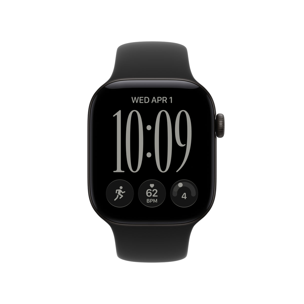 Apple Watch Series 12 GPS + Cellular 42mm Black Aluminium Case with Black Sport Band - M/L - iSTYLE.hr