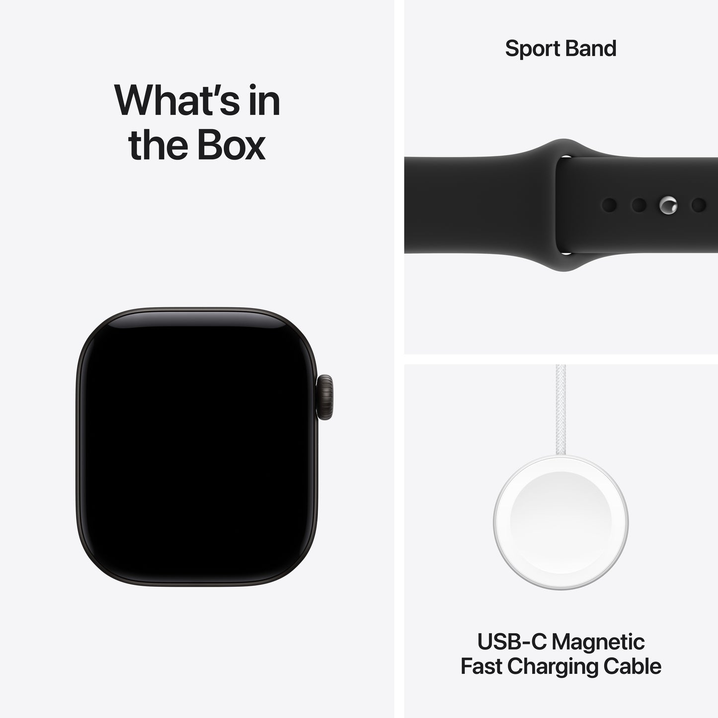 Apple Watch Series 12 GPS + Cellular 42mm Black Aluminium Case with Black Sport Band - M/L - iSTYLE.hr