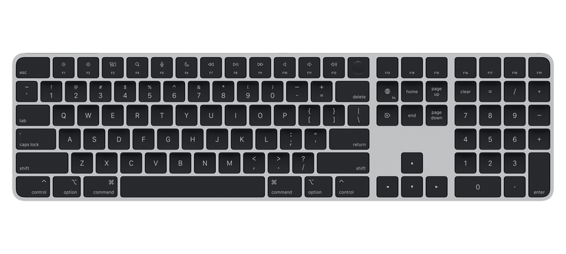 Magic Keyboard with Touch ID and Numeric Keypad for Mac models with Apple silicon - Croatian - Black Keys - iSTYLE HR