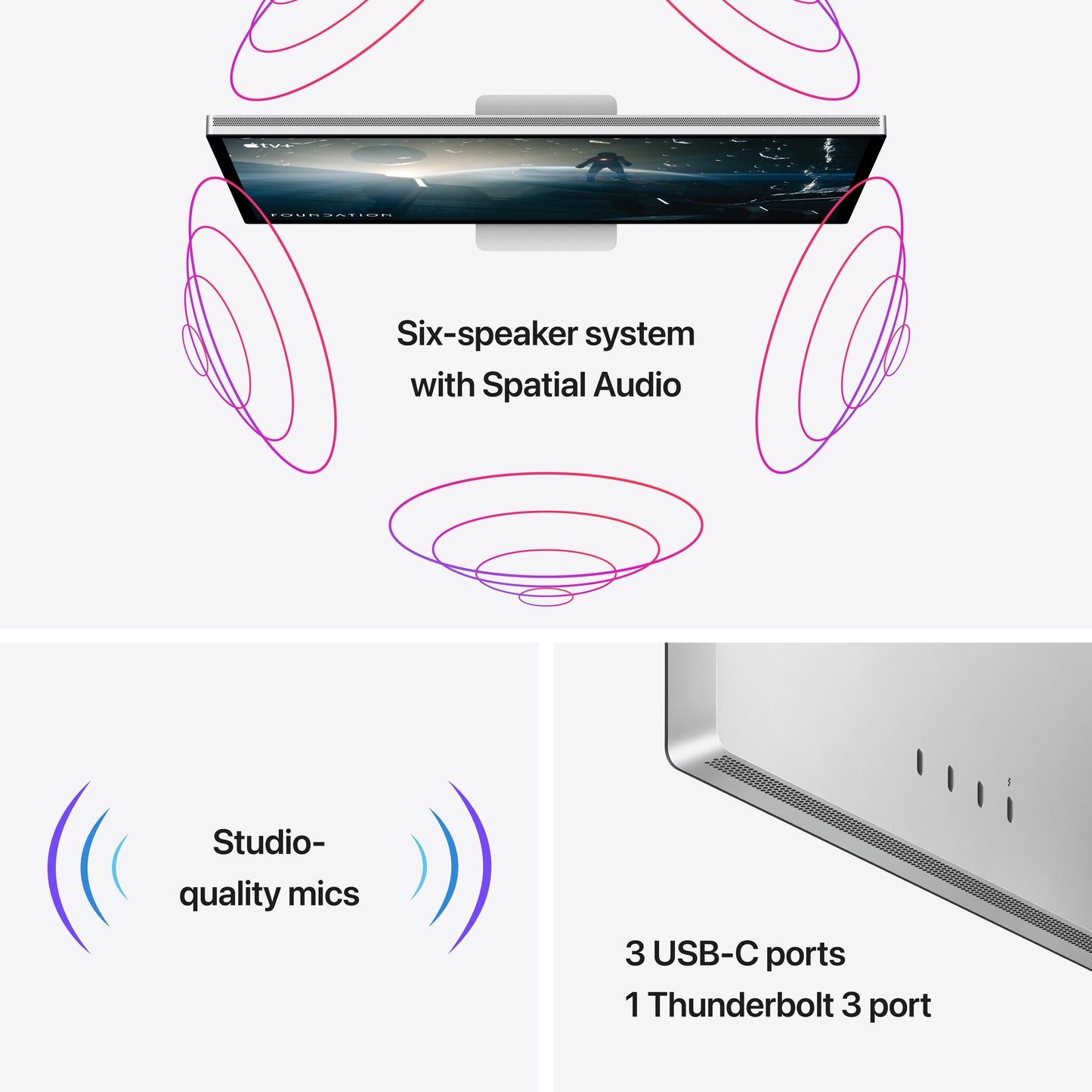 Studio Display - Standard glass - Tilt- and height-adjustable stand - iSTYLE HR