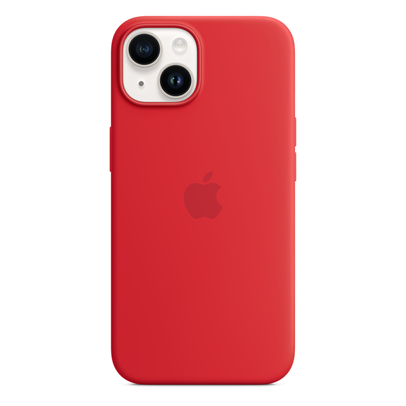 iPhone 14 Silicone Case with MagSafe - (PRODUCT)RED - iSTYLE HR