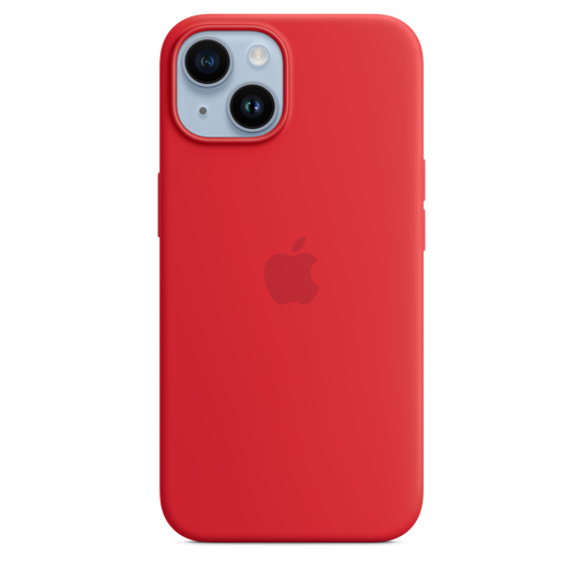 iPhone 14 Silicone Case with MagSafe - (PRODUCT)RED - iSTYLE HR