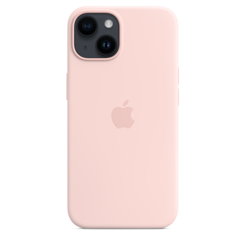 iPhone 14 Silicone Case with MagSafe - Chalk Pink - iSTYLE HR