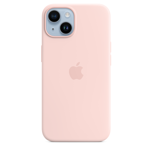 iPhone 14 Silicone Case with MagSafe - Chalk Pink - iSTYLE HR