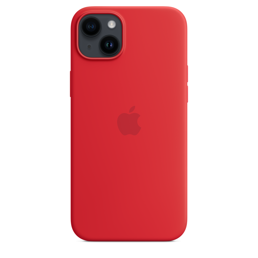 iPhone 14 Plus Silicone Case with MagSafe - (PRODUCT)RED - iSTYLE HR