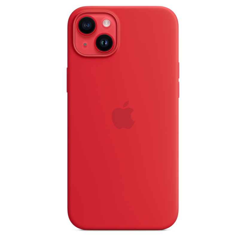 iPhone 14 Plus Silicone Case with MagSafe - (PRODUCT)RED - iSTYLE HR