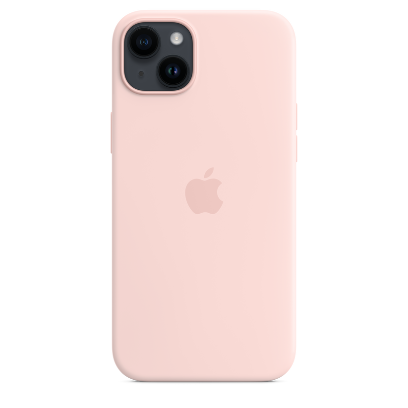 iPhone 14 Plus Silicone Case with MagSafe - Chalk Pink - iSTYLE HR