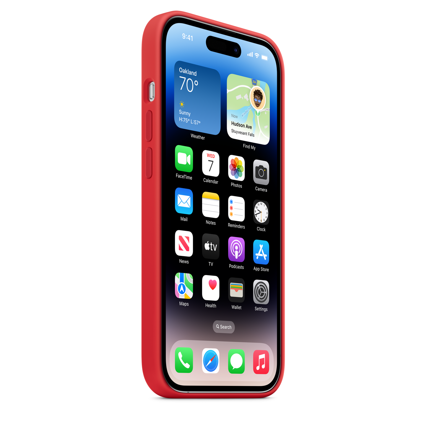 iPhone 14 Pro Silicone Case with MagSafe - (PRODUCT)RED - iSTYLE HR