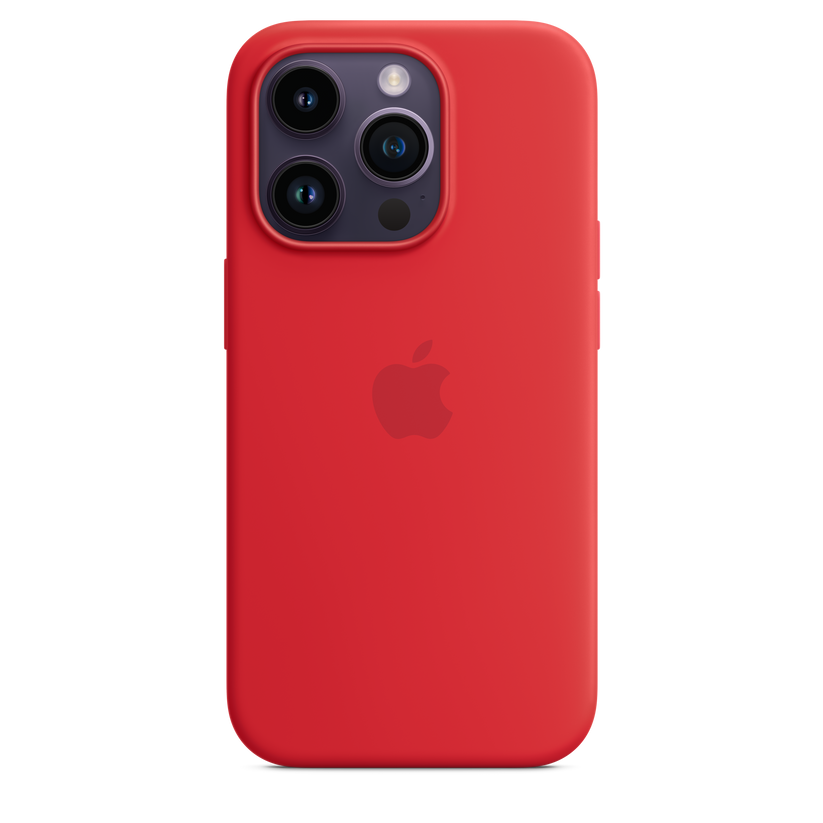 iPhone 14 Pro Silicone Case with MagSafe - (PRODUCT)RED - iSTYLE HR