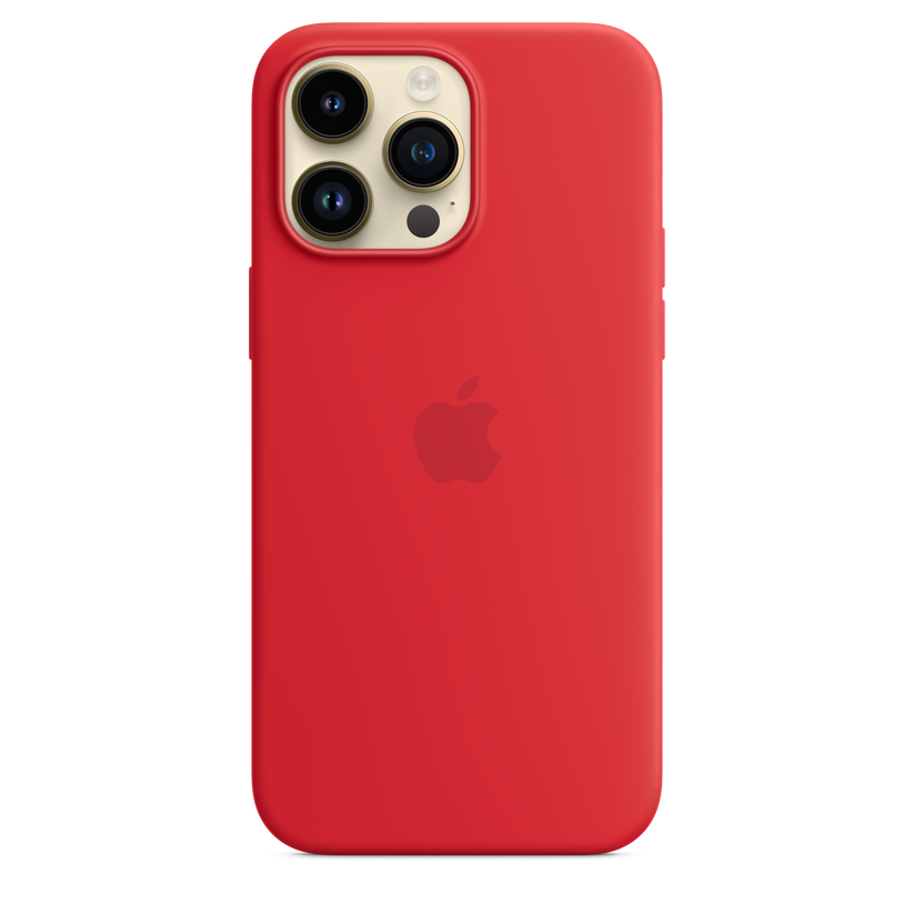 iPhone 14 Pro Max Silicone Case with MagSafe - (PRODUCT)RED - iSTYLE HR