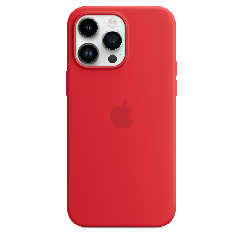 iPhone 14 Pro Max Silicone Case with MagSafe - (PRODUCT)RED - iSTYLE HR