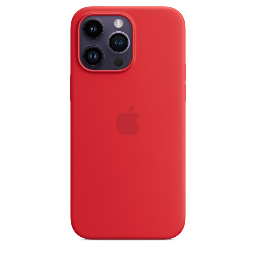 iPhone 14 Pro Max Silicone Case with MagSafe - (PRODUCT)RED - iSTYLE HR