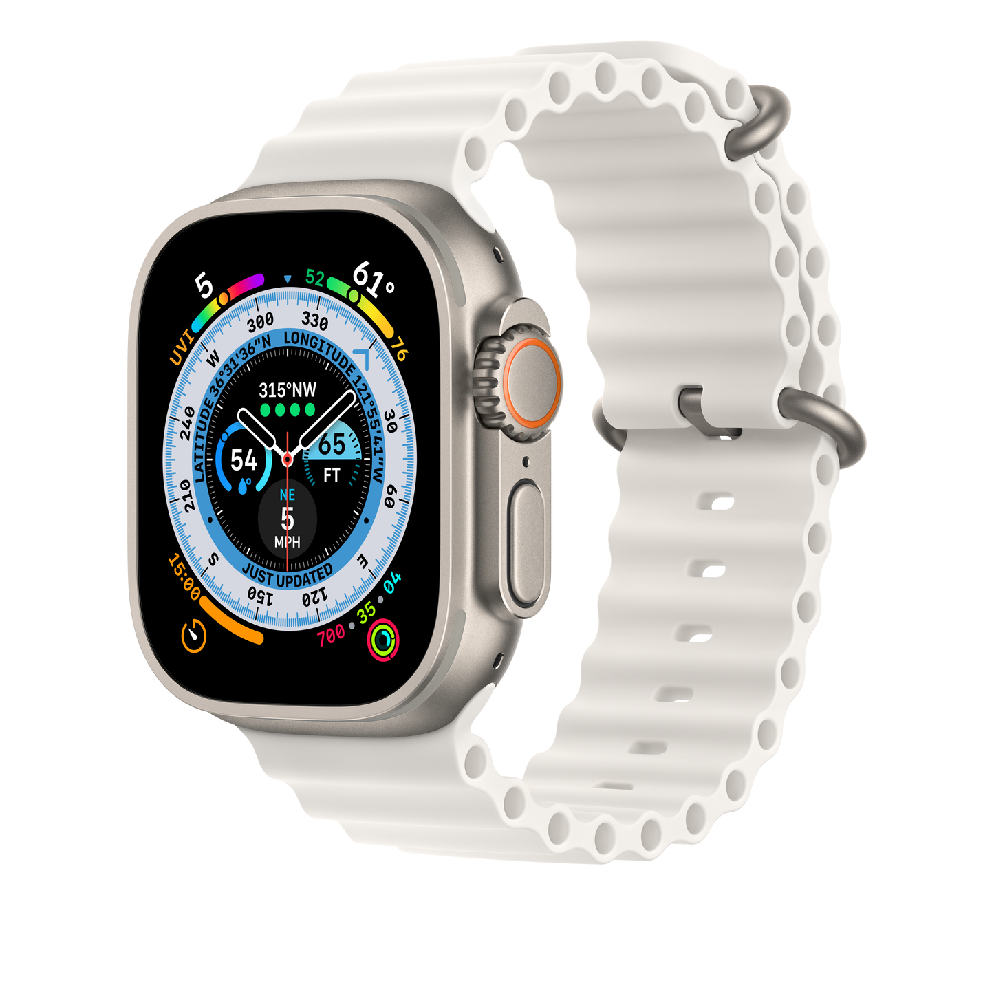 49mm White Ocean Band - iSTYLE HR