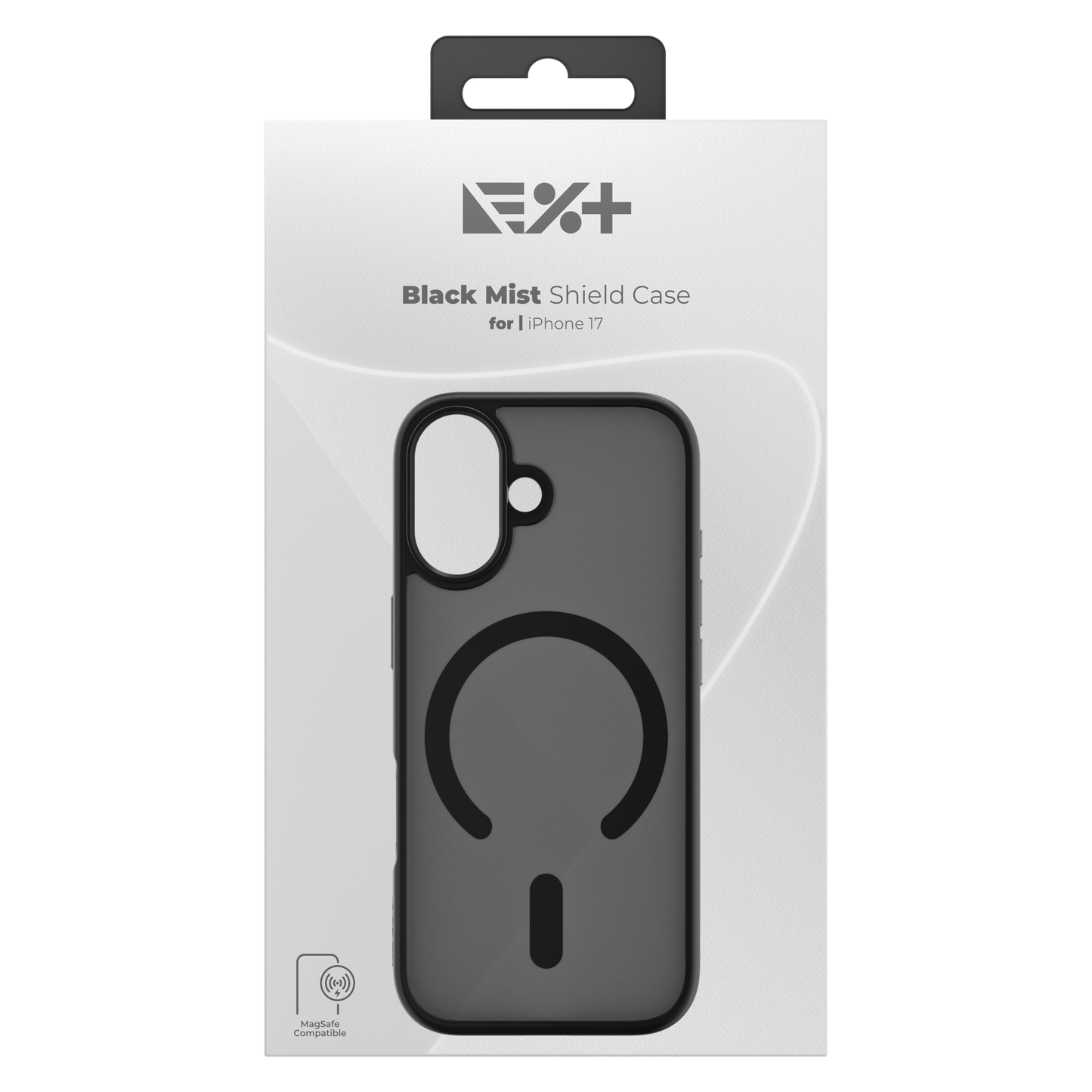 Next One Mist Shield maska s MagSafe za iPhone 17 - crna