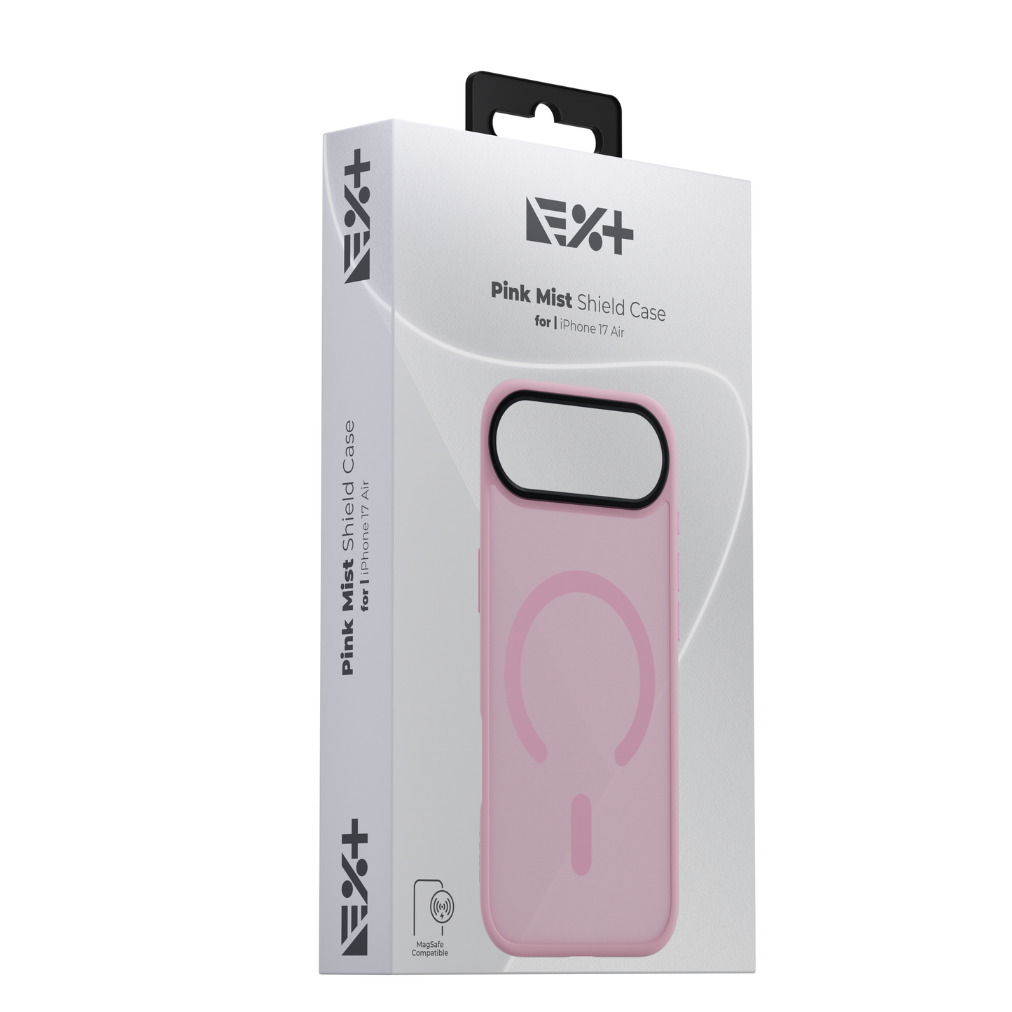 Next One Mist Shield maska s MagSafe za iPhone 17 Air - ružičasta