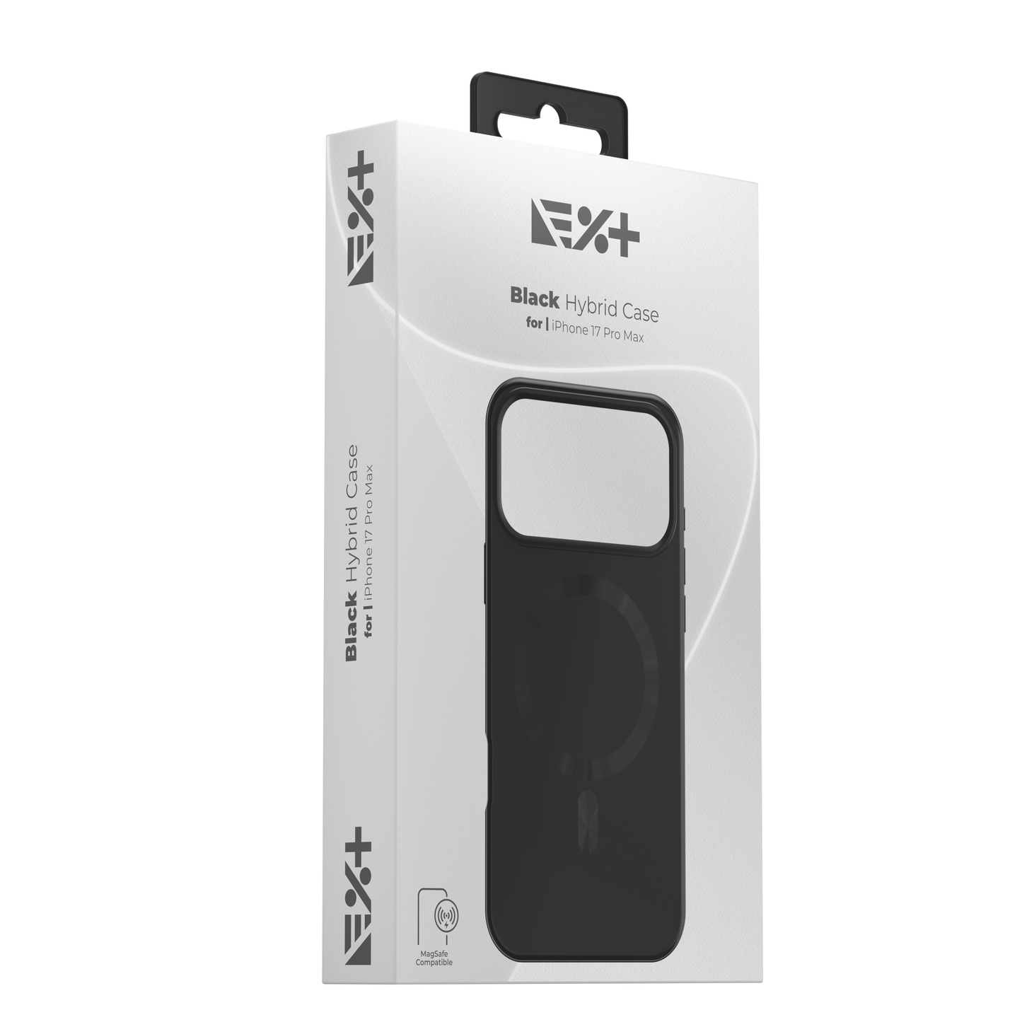 Next One hibridna maska za iPhone 17 Pro Max - crna