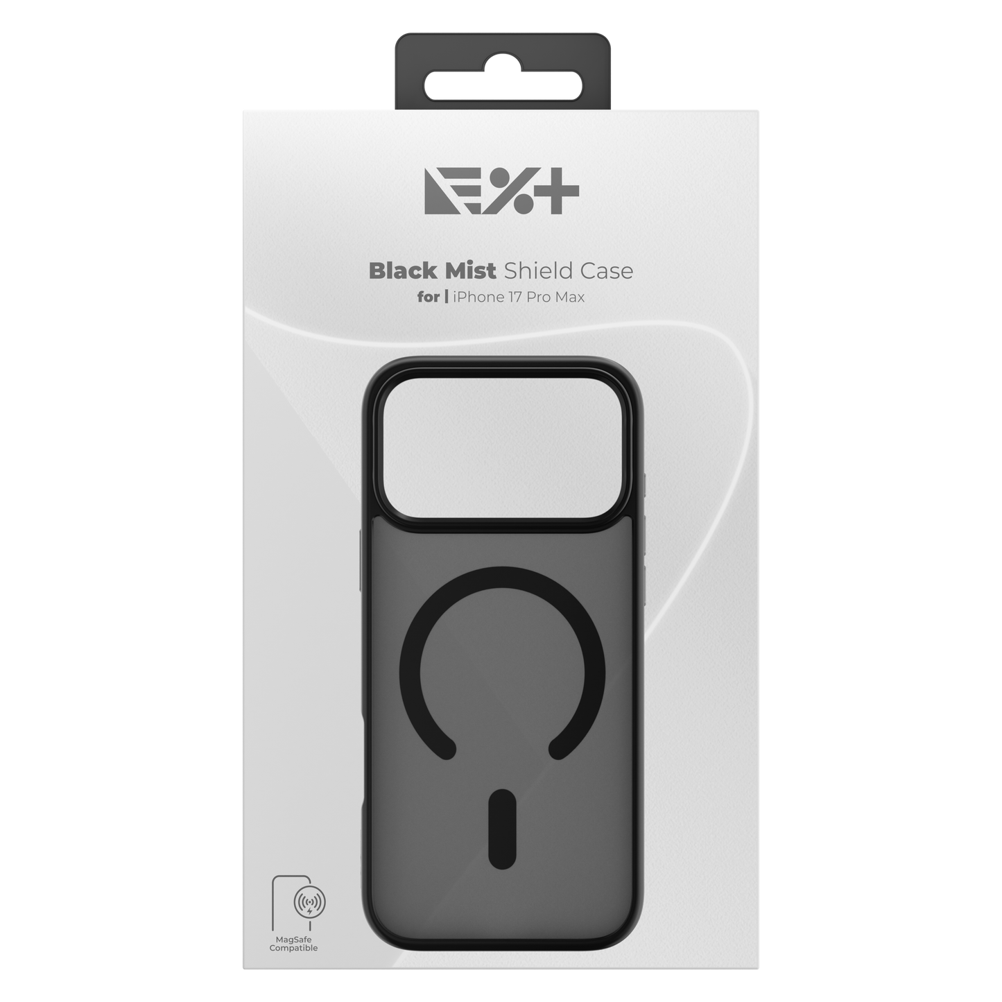 Next One Mist Shield maska s MagSafe za iPhone 17 Pro Max - crna