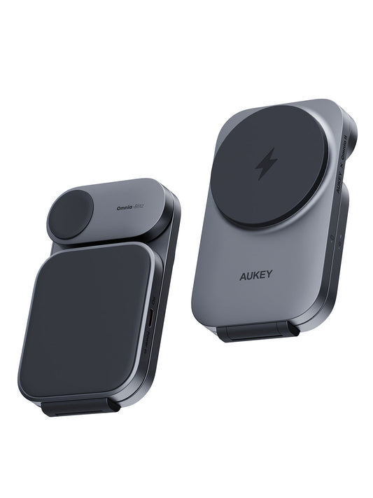 AUKEY MagFusion Z Qi2 3-in-1 Foldable Magnetic Fast Wireless Charging Station - iSTYLE.hr
