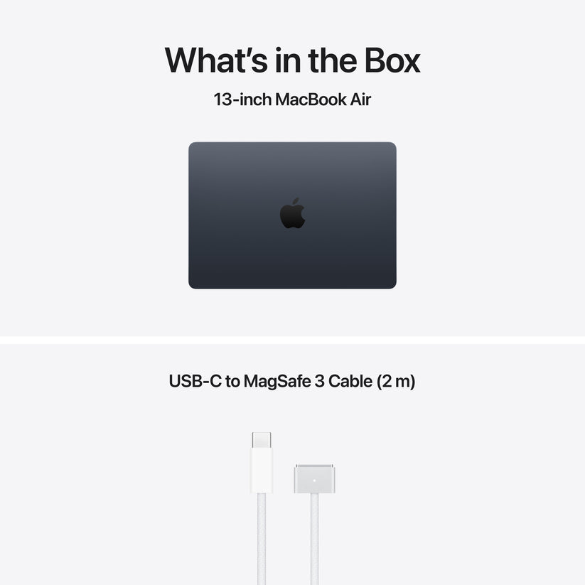 MacBook Air 13 CTO: Čip M5 s 10-jezgrenim CPU i 10-jezgrenim GPU, 32 GB RAM, 1 TB SSD, Hrvatska - Ponoćna - iSTYLE.hr