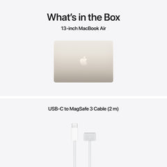 MacBook Air 13 CTO: Čip M5 s 10-jezgrenim CPU i 8-jezgrenim GPU, 16 GB RAM, 512 GB SSD, Međunarodna engleska - Zvjezdana