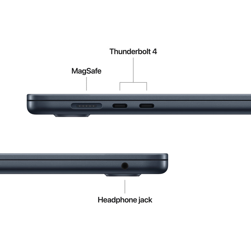 MacBook Air 15 CTO: Čip M5 s 10-jezgrenim CPU i 10-jezgrenim GPU, 24 GB RAM, 1 TB SSD, Međunarodna engleska - Ponoćna