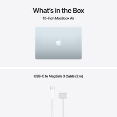 MacBook Air 15 CTO: Čip M5 s 10-jezgrenim CPU i 10-jezgrenim GPU, 32 GB RAM, 1 TB SSD, Hrvatska - Nebesko plava