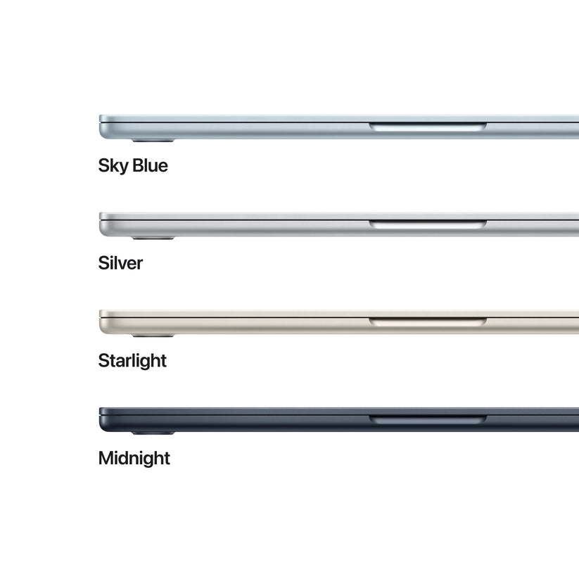 MacBook Air 15 CTO: Čip M5 s 10-jezgrenim CPU i 10-jezgrenim GPU, 16 GB RAM, 4 TB SSD, Međunarodna engleska - Zvjezdana - iSTYLE.hr
