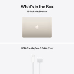 MacBook Air 15 CTO: Čip M5 s 10-jezgrenim CPU i 10-jezgrenim GPU, 16 GB RAM, 512 GB SSD, Međunarodna engleska - Zvjezdana - iSTYLE.hr