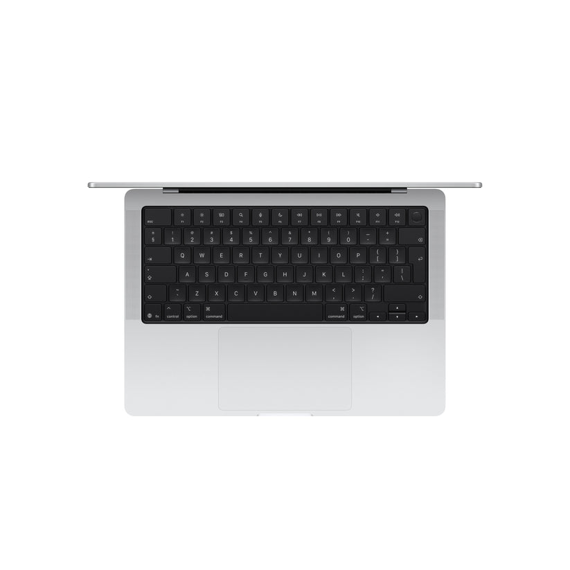 MacBook Pro 14 CTO: Čip M5 Pro s 15-jezgrenim CPU i 16-jezgrenim GPU, 24 GB RAM, 4 TB SSD, Međunarodna engleska - Srebrna