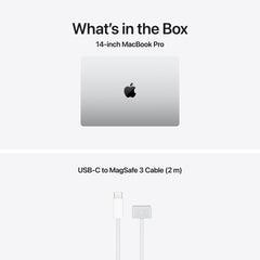 MacBook Pro 14 CTO: Čip M5 Pro s 15-jezgrenim CPU i 16-jezgrenim GPU, 48 GB RAM, 1 TB SSD, Hrvatska - Srebrna
