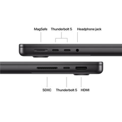 MacBook Pro 14 CTO: Čip M5 Max s 18-jezgrenim CPE i 32-jezgrenim GPE, 4 TB SSD, 36 GB RAM, Nanotekstura, Međunarodna engleska - Svemirski crna - iSTYLE.hr