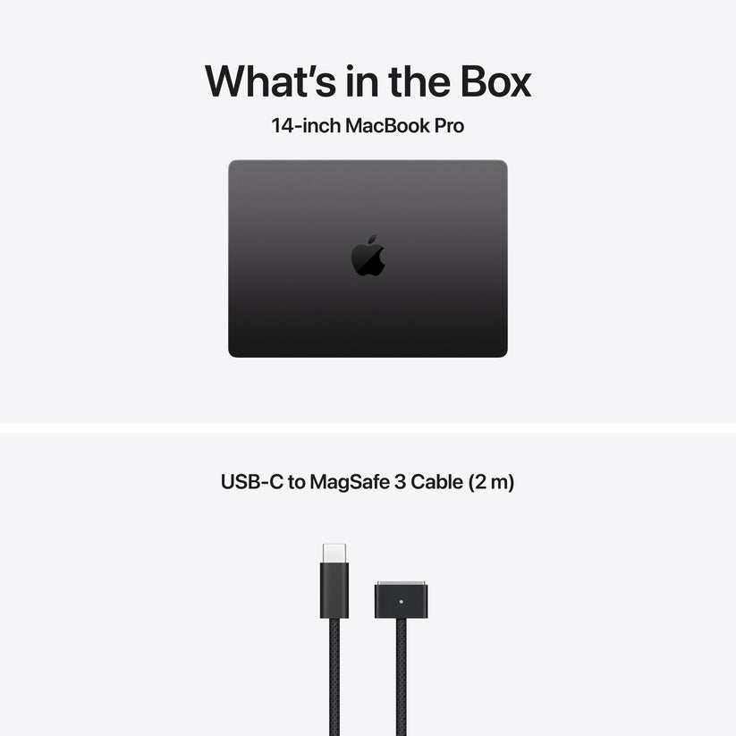 MacBook Pro 14 CTO: Čip M5 Max s 18-jezgrenim CPE i 40-jezgrenim GPE, 4 TB SSD, 128 GB RAM, Nanotekstura, Međunarodna engleska - Svemirski crna - iSTYLE.hr