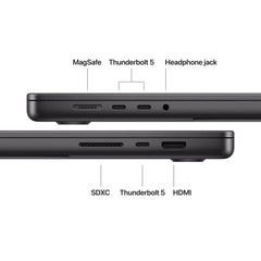 MacBook Pro 16 CTO: Čip M5 Max s 18-jezgrenim CPU i 40-jezgrenim GPU, 128 GB RAM, 4 TB SSD, Međunarodna engleska - Svemirski crna