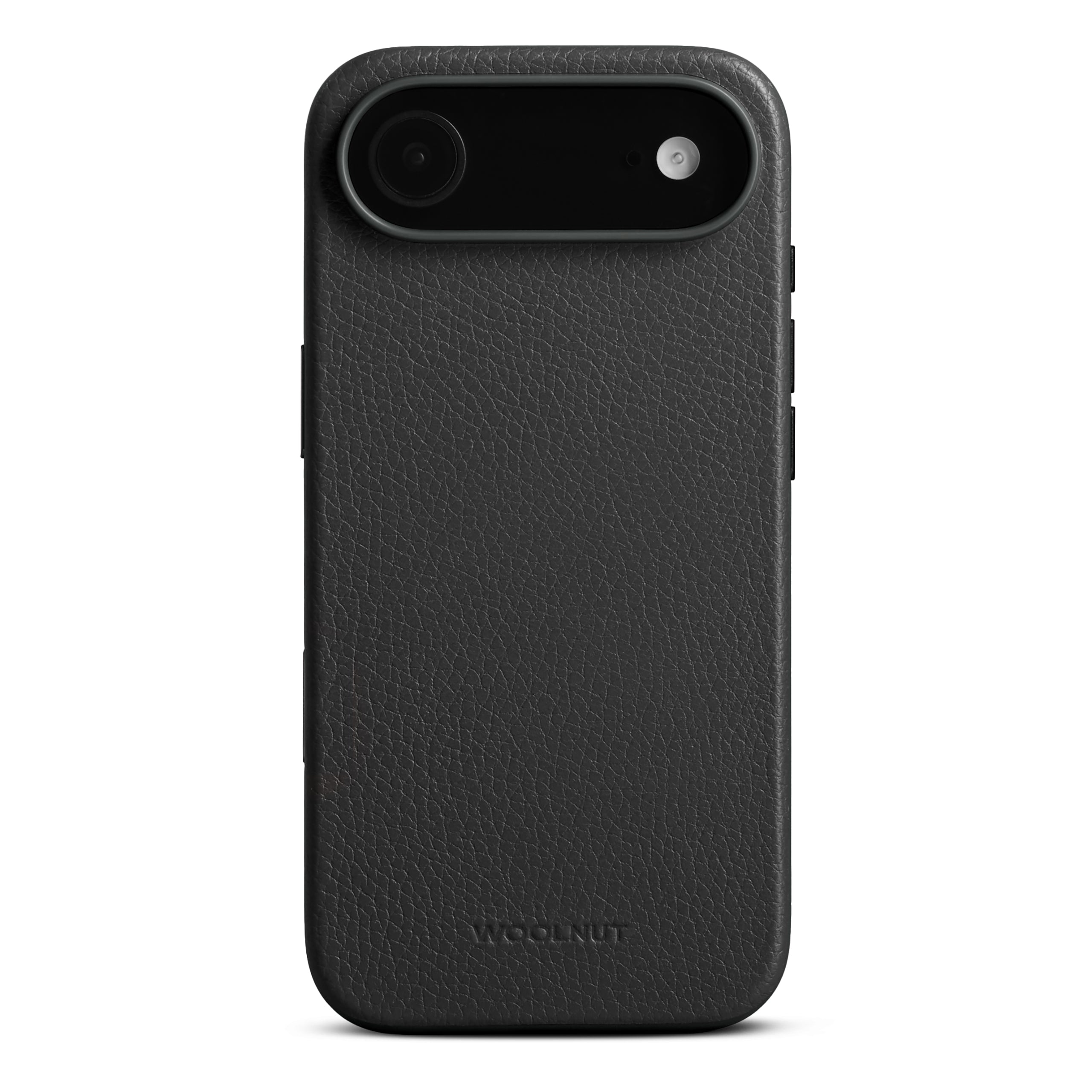 Woolnut kožna maska za iPhone 17 Air crna