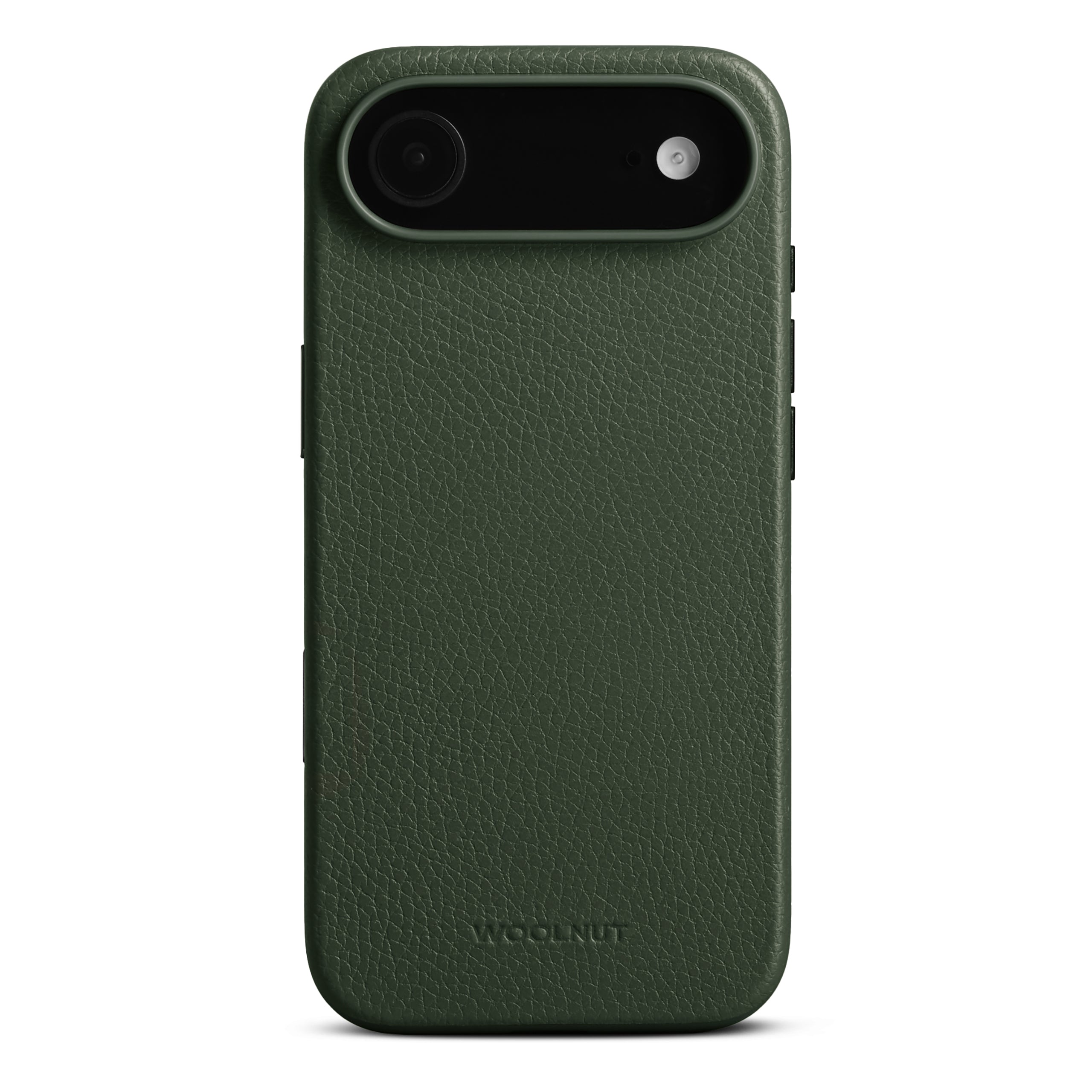 Woolnut kožna maska za iPhone 17 Air zelena