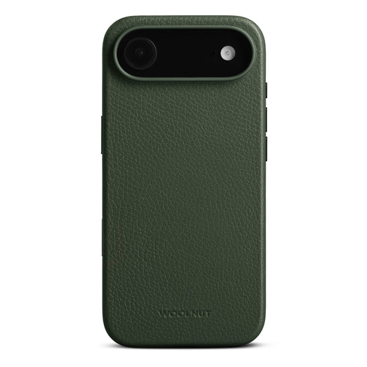 Woolnut kožna maska za iPhone 17 Air - zelena