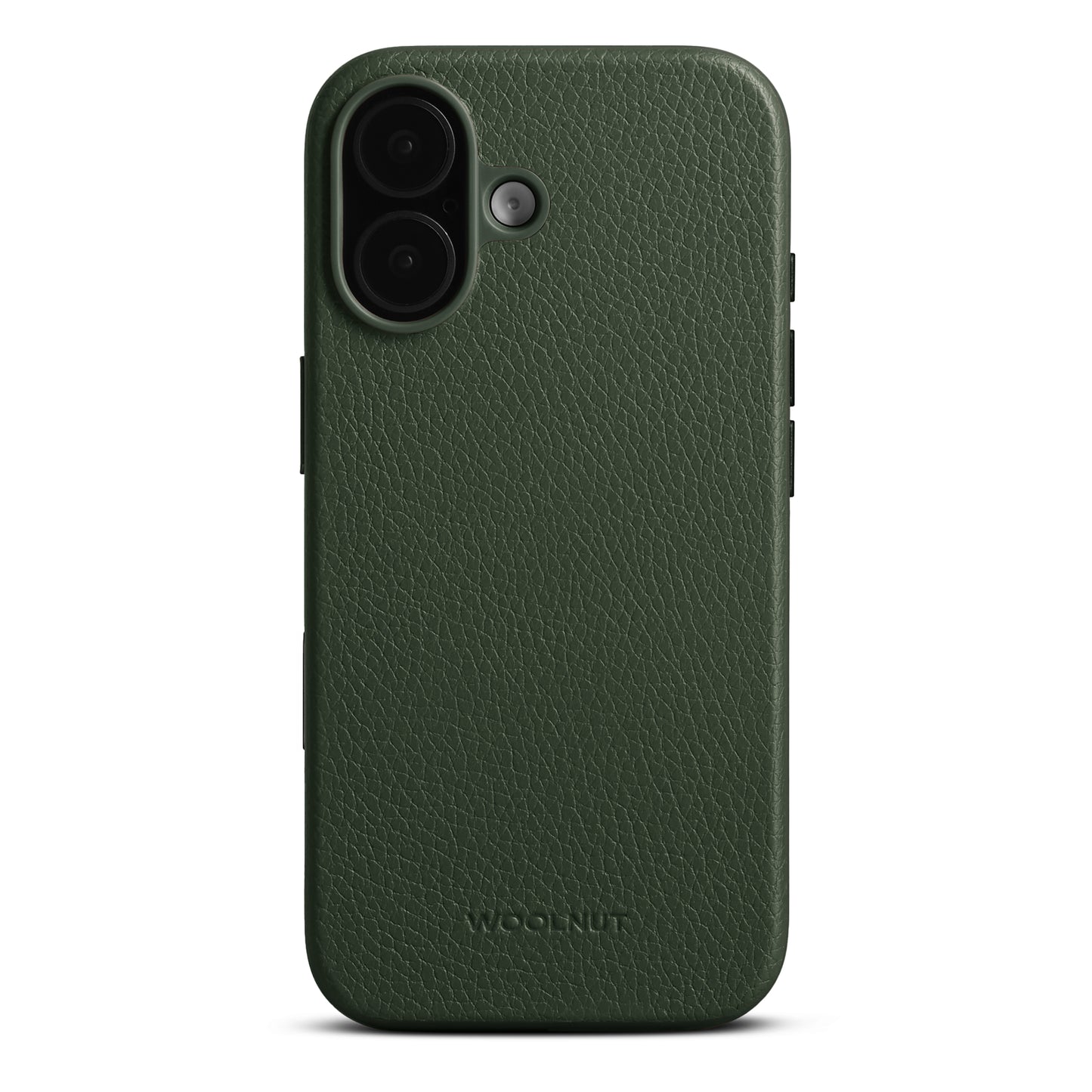 Woolnut kožna maska za iPhone 17 - zelena