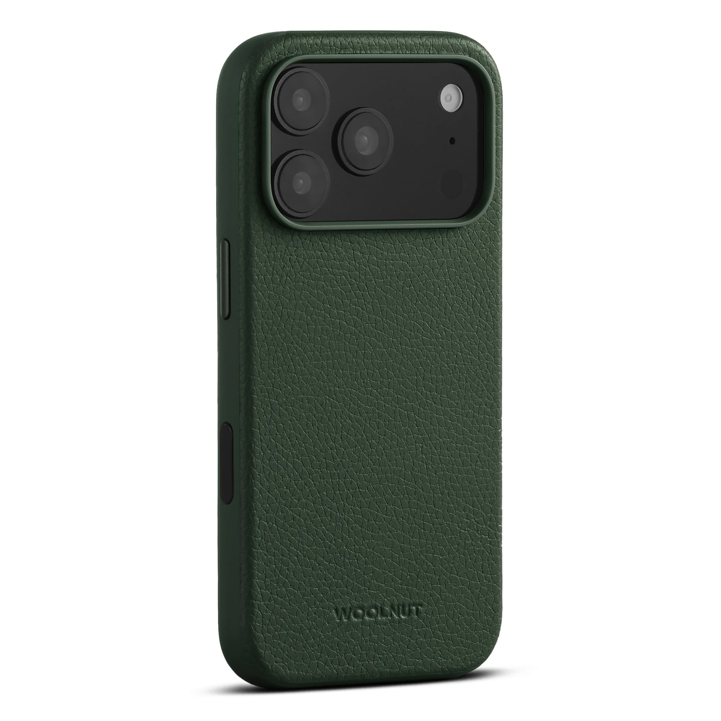 Woolnut kožna maska za iPhone 17 Pro - zelena