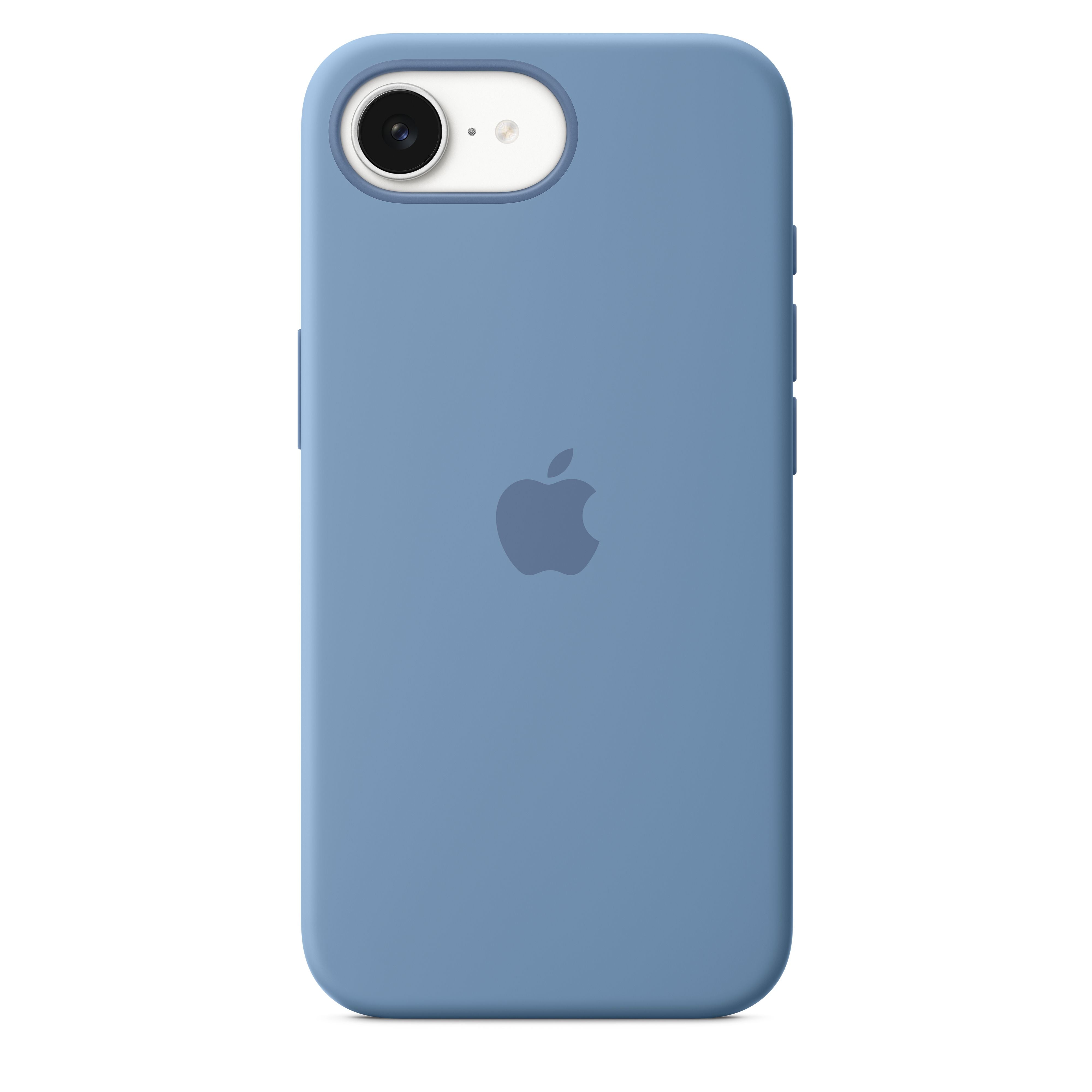 iPhone 16e silikonska maska - zimska plava