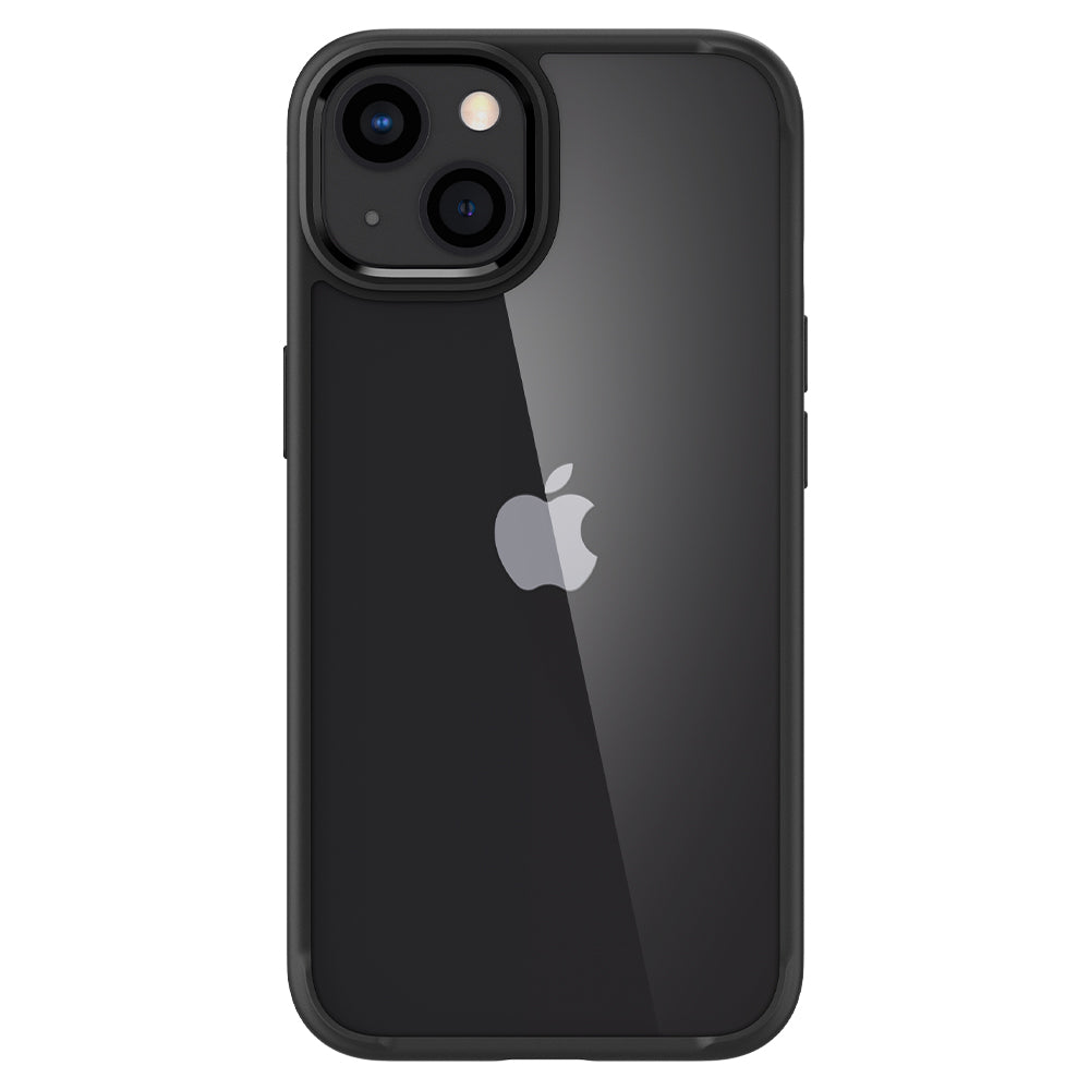 Spigen Crystal Hybrid, clear/matte black - iPhone 13 mini