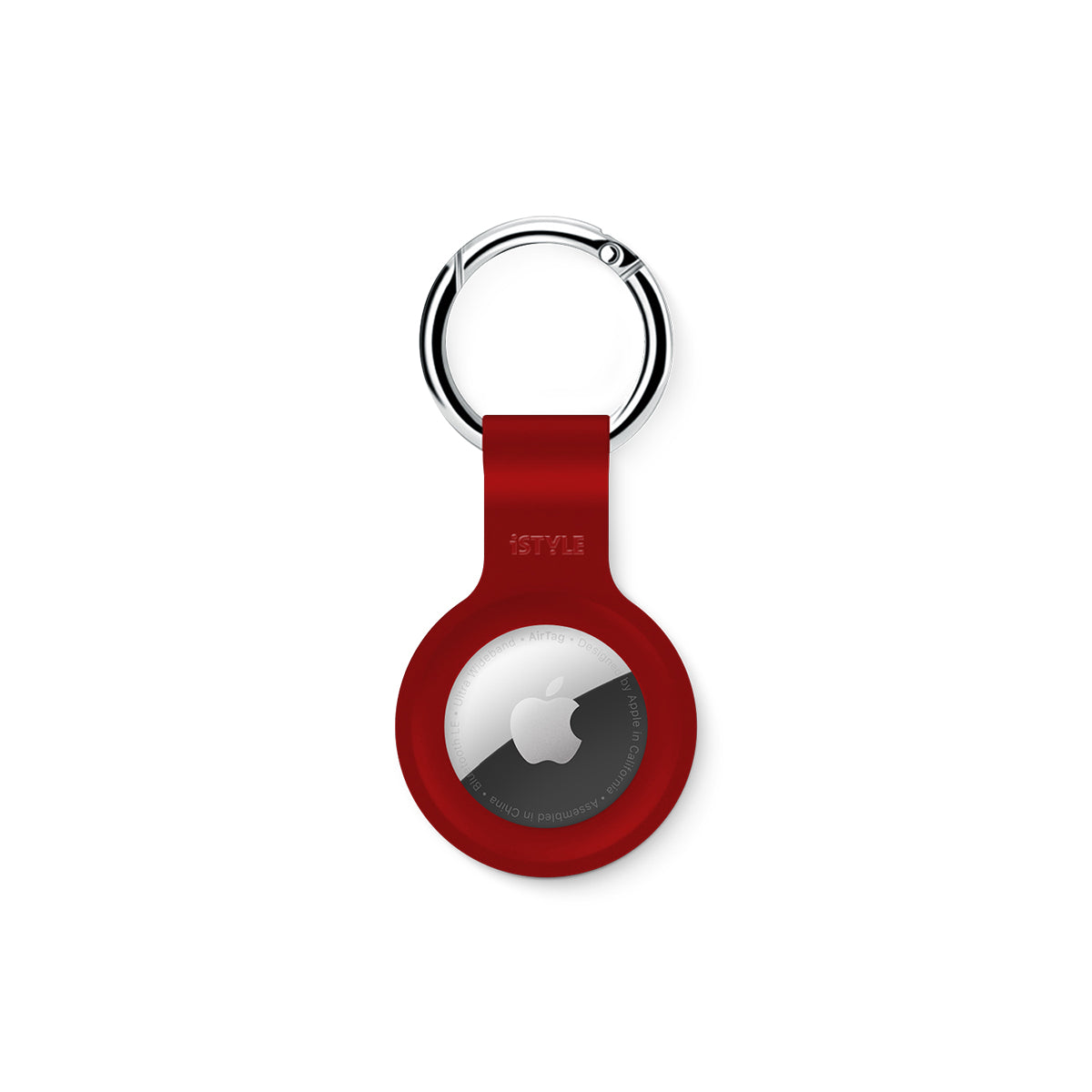 iStyle Silicone Case for AirTag - crvena