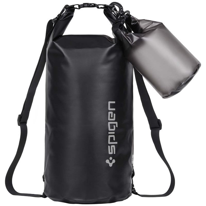 Spigen Aqua Shield vodootporna torba 20L + dodatna 2L - Black - iSTYLE.hr