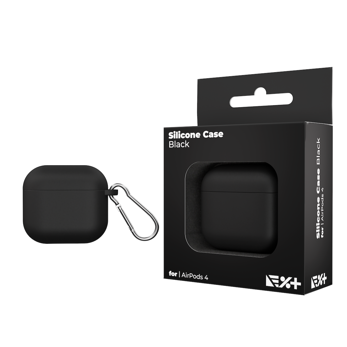 Next One Silicone case za AirPods 4 - Black - iSTYLE.hr