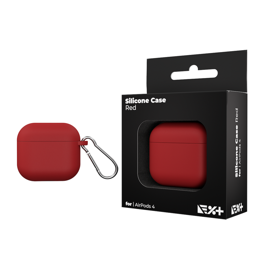 Next One Silicone case za AirPods 4 - Red - iSTYLE.hr