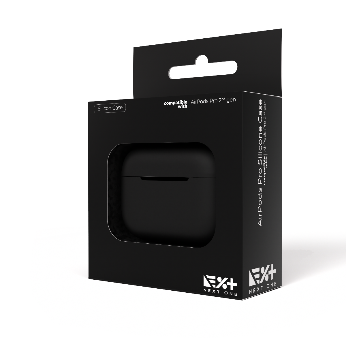 Next One Silicone Case za AirPods Pro (2nd gen) - Black