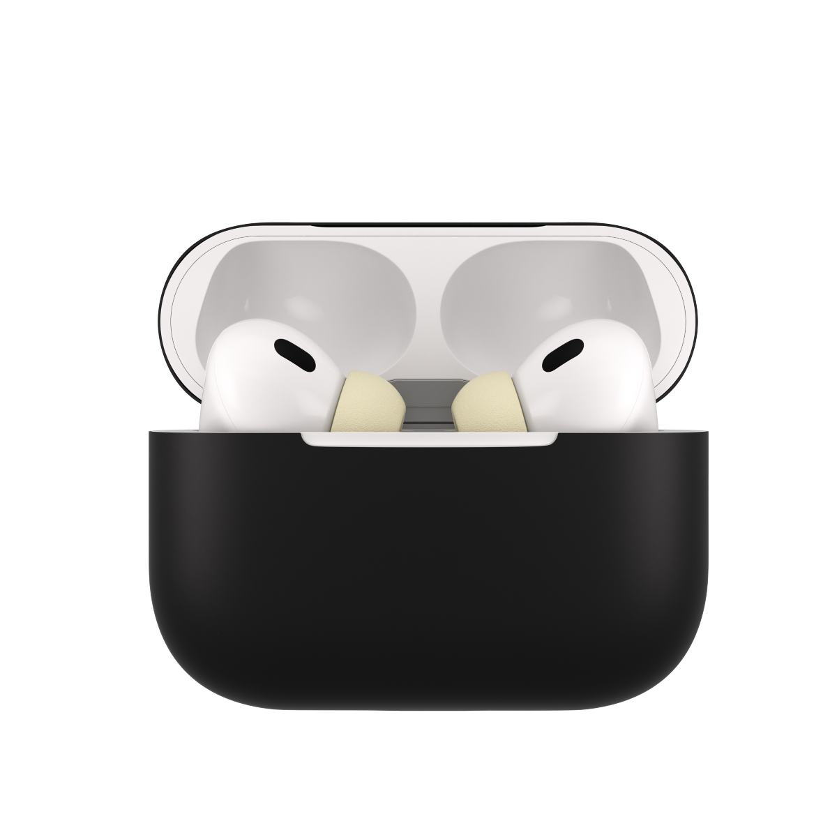 Next One silikonska maska za AirPods Pro (2. gen) crna